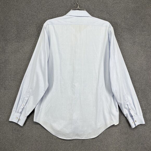 Calvin Klein Shirt Mens 16.5 34/35 Blue Slim Fit Performance Non-Iron Dress - Picture 2 of 14